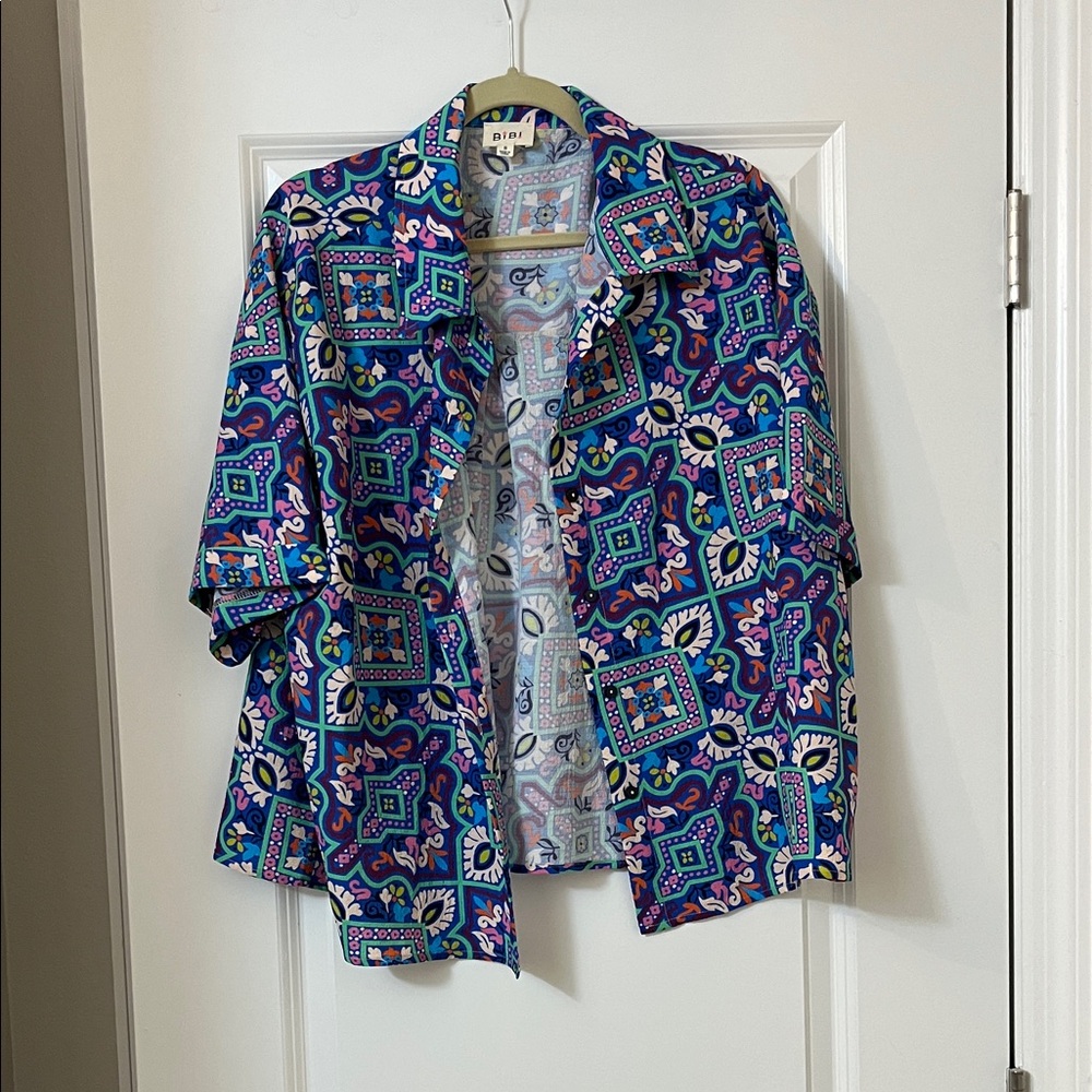 BiBi Multicolor Patterned Blouse - image 1